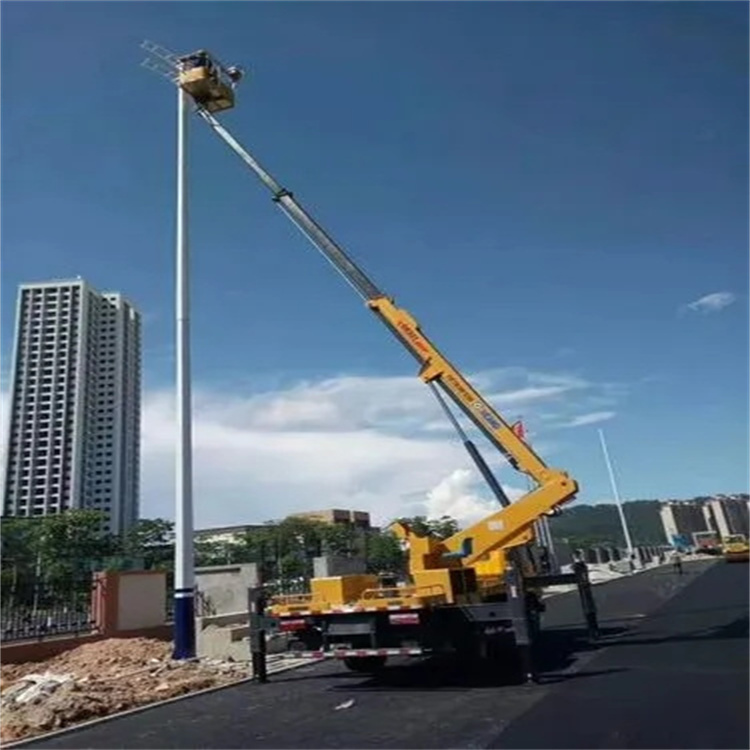 杭州临安维修路灯的曲臂升降车出租