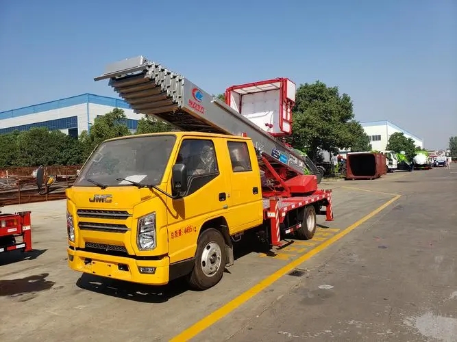 杭州临安附近云梯车出租 砂石搬运